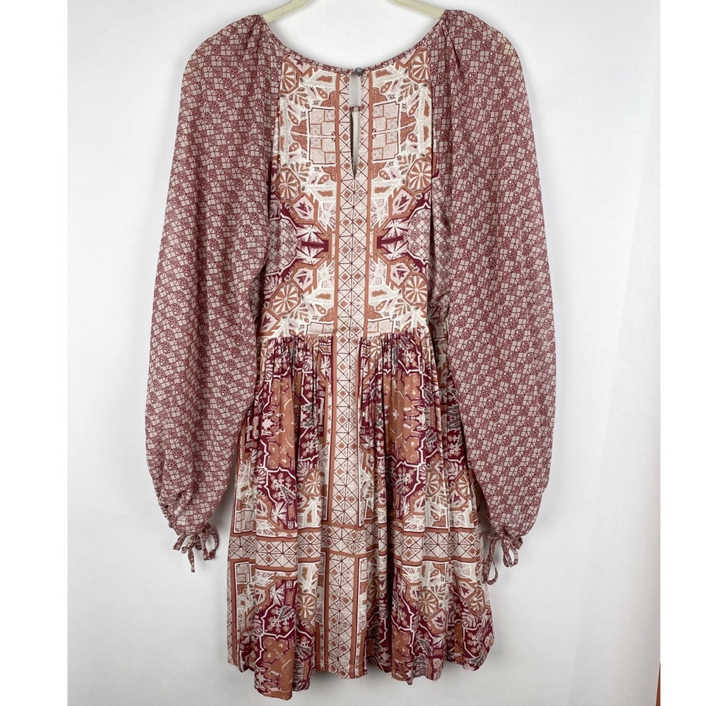 Free People Boho Pleated Front Dress - Picture 2 of 7